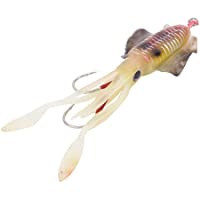Vbest life Señuelo Artificial Suave de la Pesca- Pulpo Ultravioleta Luminoso 3D Ojos Accesorio Realista del señuelo del…